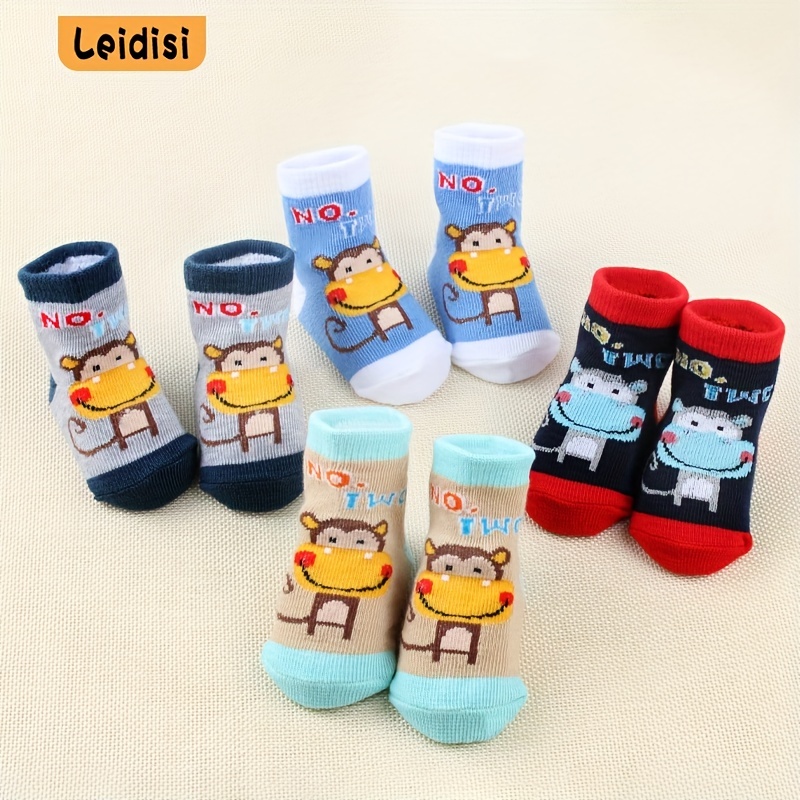 Boys Kids Anti skid Socks Cartoon Pattern Cute Socks Casual - Temu