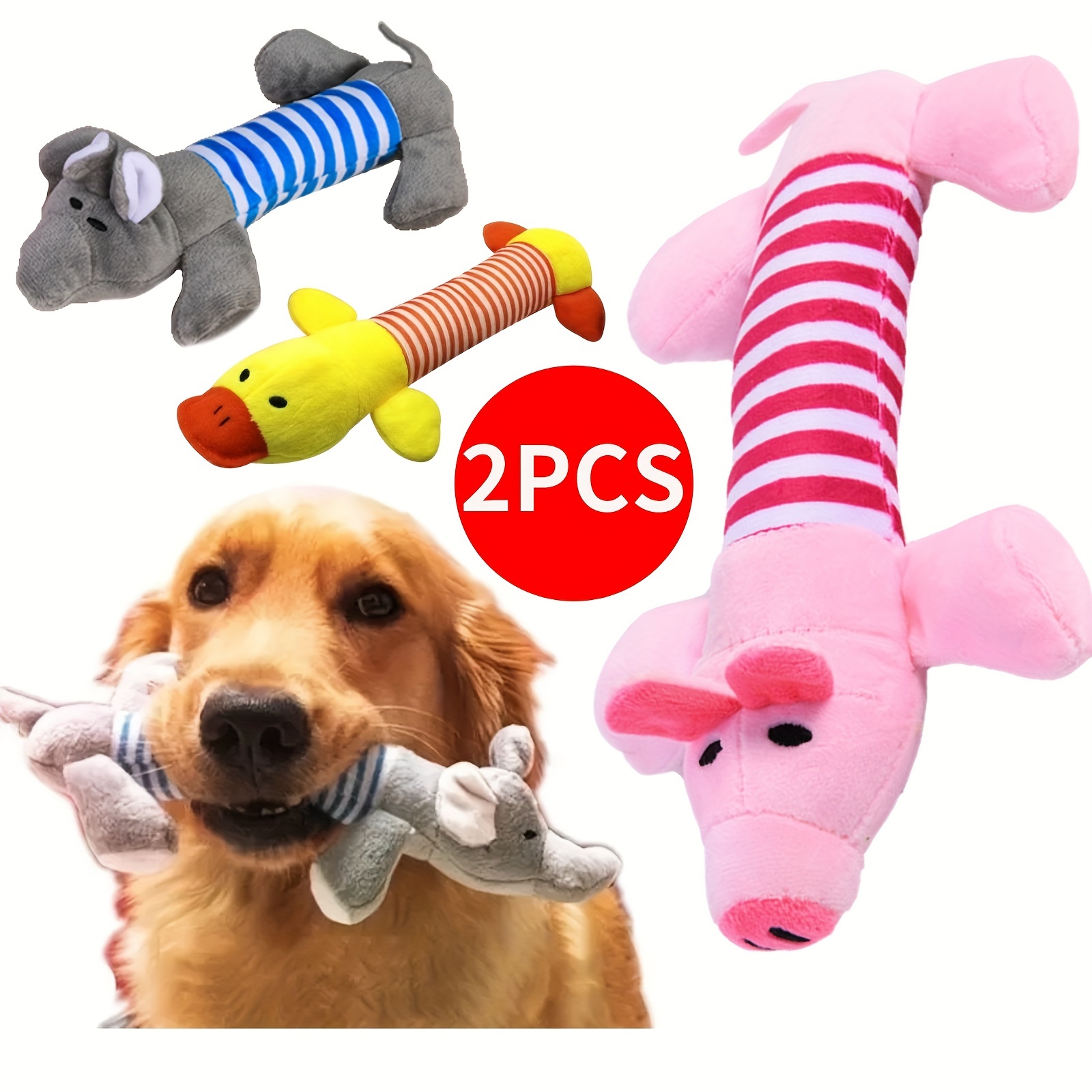 Unicorn Dog Chew Toy: Pet Plush Interactive Toy For Dogs - Temu