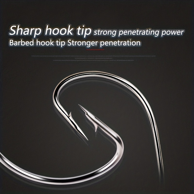 1 0 Vs 2 0 Hookhigh Carbon Steel Crank Hooks 20pcs - Sharp Barbed