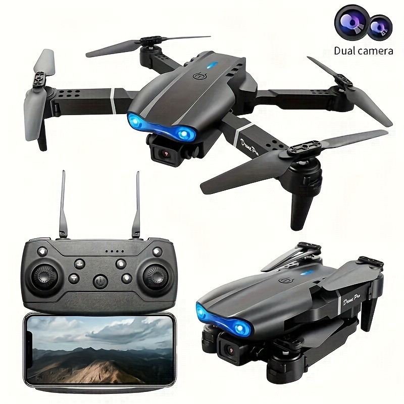 Dron con cámara Drones para niños principiantes, cuadricóptero RC con  aplicación FPV Video, control de voz, retención de altitud, modo sin  cabeza
