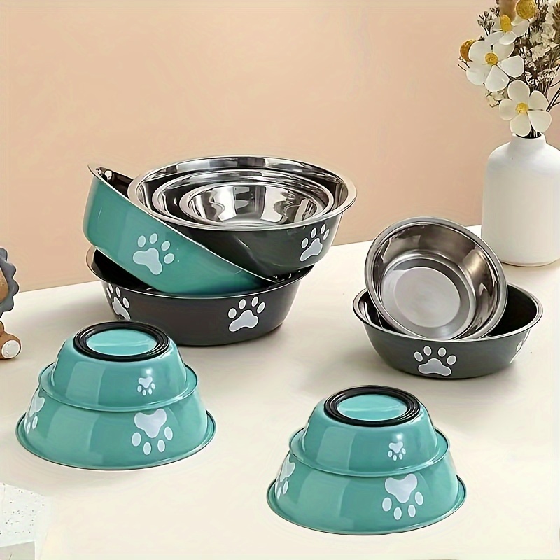 Indoor / Outdoor Elevated Dog Bowl Set with High Quality Stainless Steel  Bowls