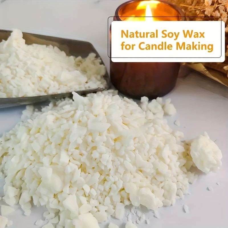 1pc 1LB (454g) Soy Wax Candle Raw Material - Soy Wax For Making Candle  White Natural Soy Wax