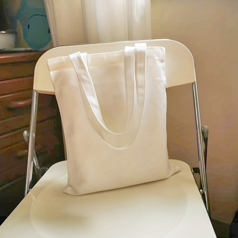 Blank Canvas Tote Bags Bulk Shopping Bag diy Reusable Tote - Temu  Philippines