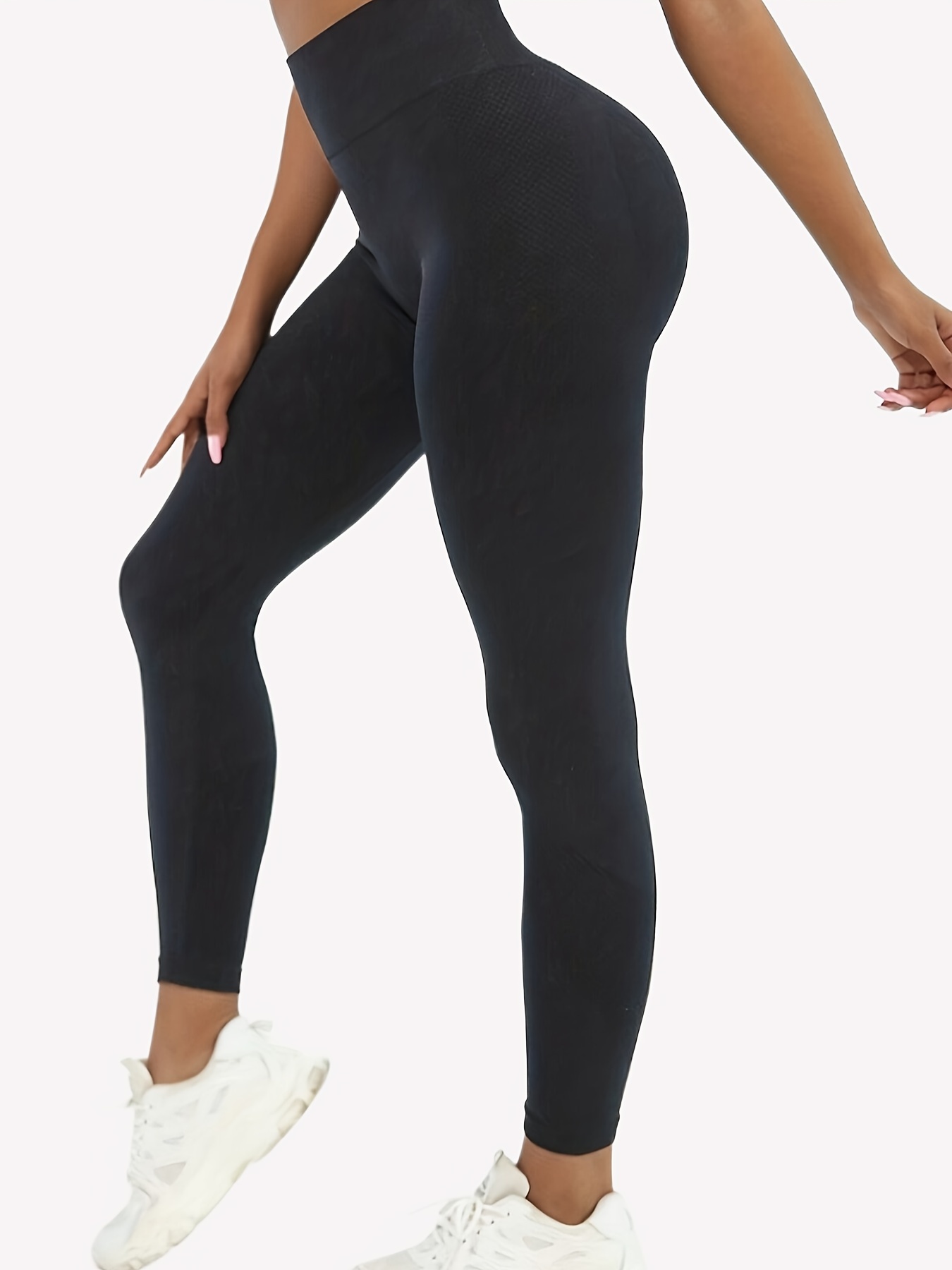 High Stretch Slim Fitted Workout Gym Sports Pants Seamless - Temu