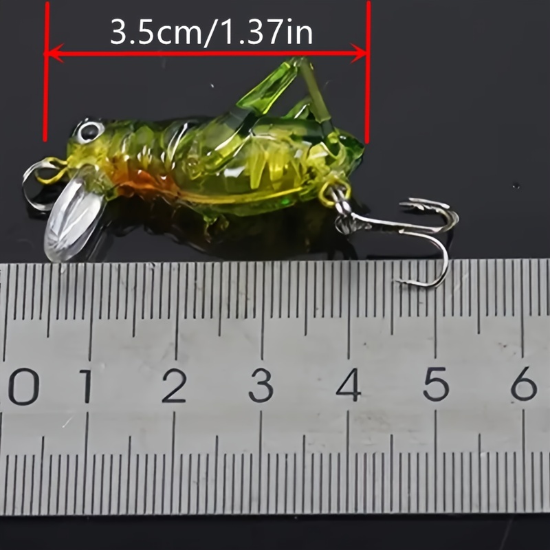 Luminous Grasshopper Fishing Lure Set Glow In Dark Hard Bait - Temu