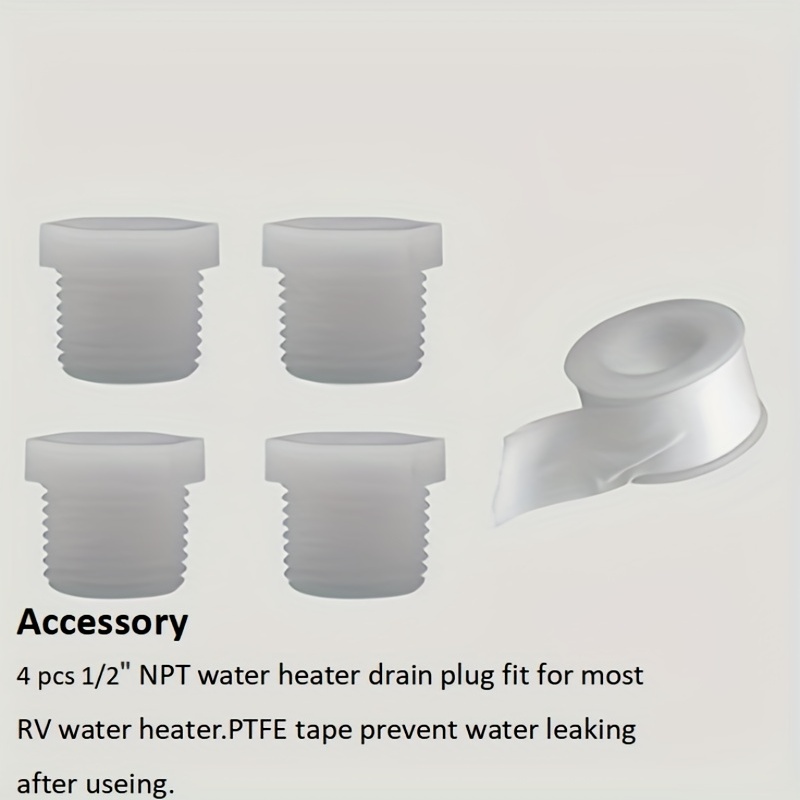Rv Water Heater Drain Plug Kit Include Angled Wrench Npt Temu