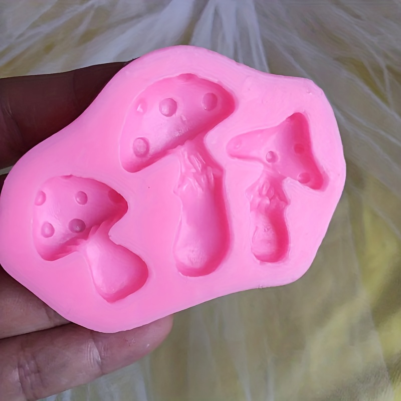 Mushroom Silicone Mold Cake Mold Fondant Mold Sugar Art - Temu