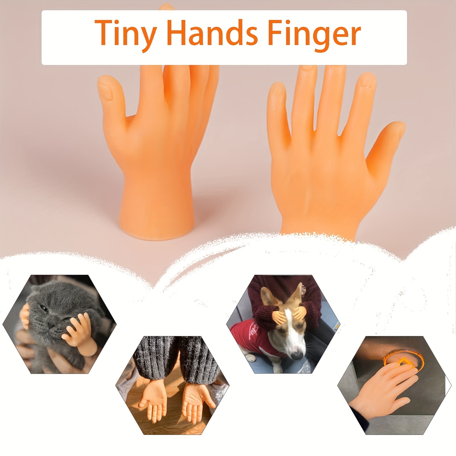 Tiny Hands Finger Puppets Mini Hand Small Figurines - Temu
