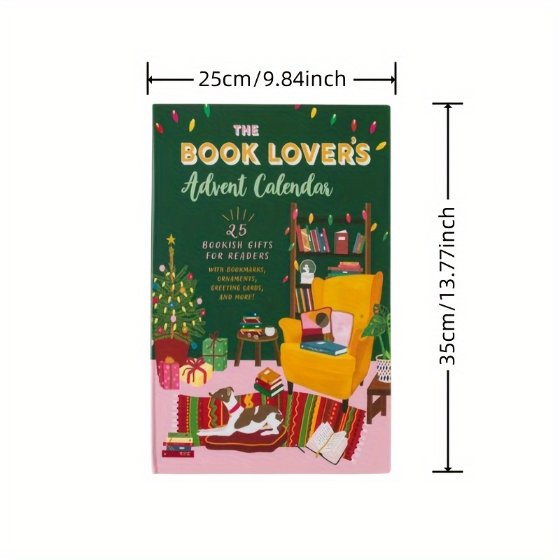 Book Lover's Advent Calendar Containing 25 Gifts For Book - Temu