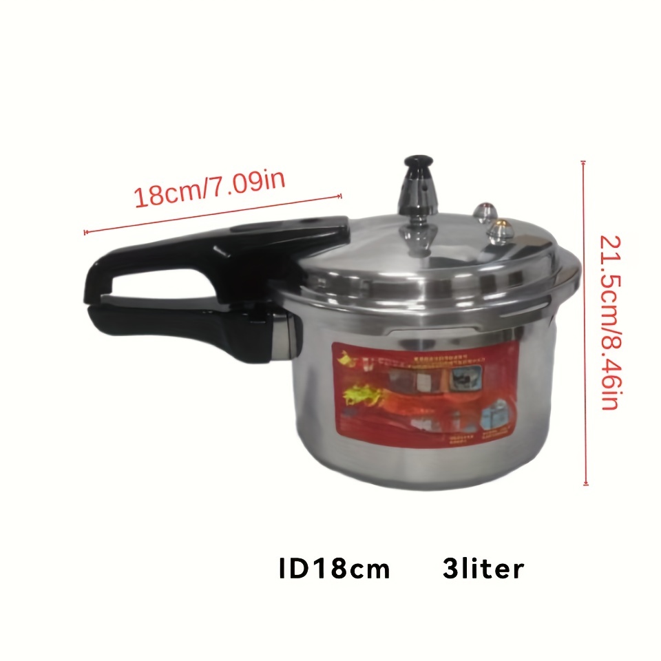 Pressure Cooker Stainless Steel, Commercial Pressure Canner Used For  Pressure Foodie Or Steaming, Compatible With Gas & Induction Cooker - Temu  United Arab Emirates