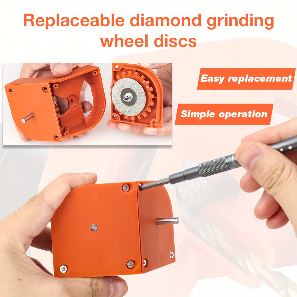 Multifunctional Electric Knife Sharpener, with Replaceable Grinding Discs,  for Dull Knives 