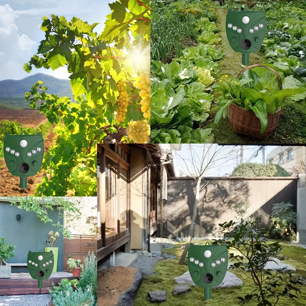 1pc Ultraschall tiervertreiber Gärten Solar katzenabwehr - Temu Austria