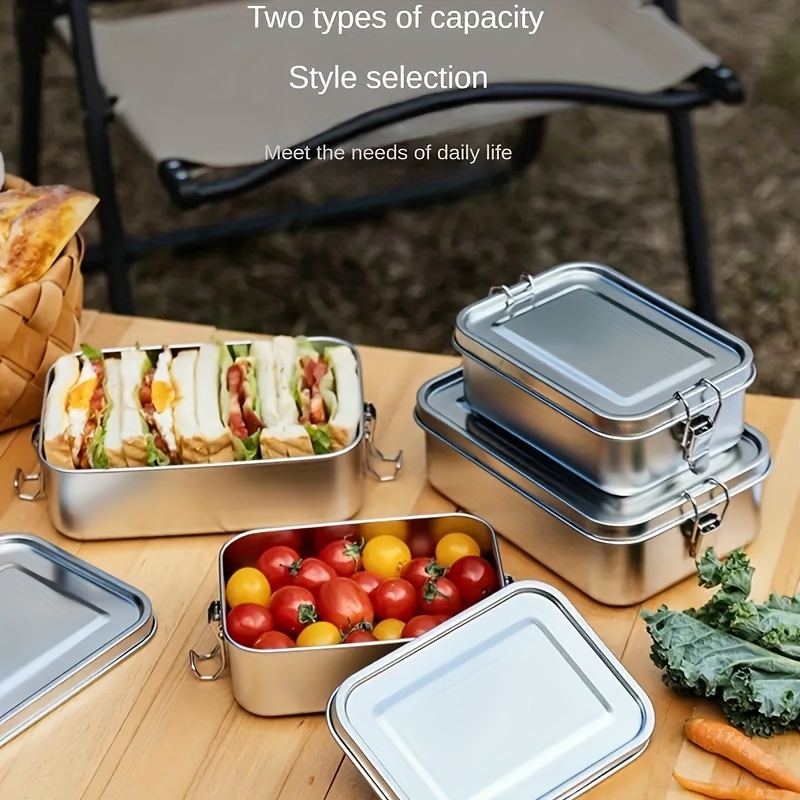 

Leak-proof 304 Stainless Steel Lunch Box - Perfect For Students & On-the-go Meals