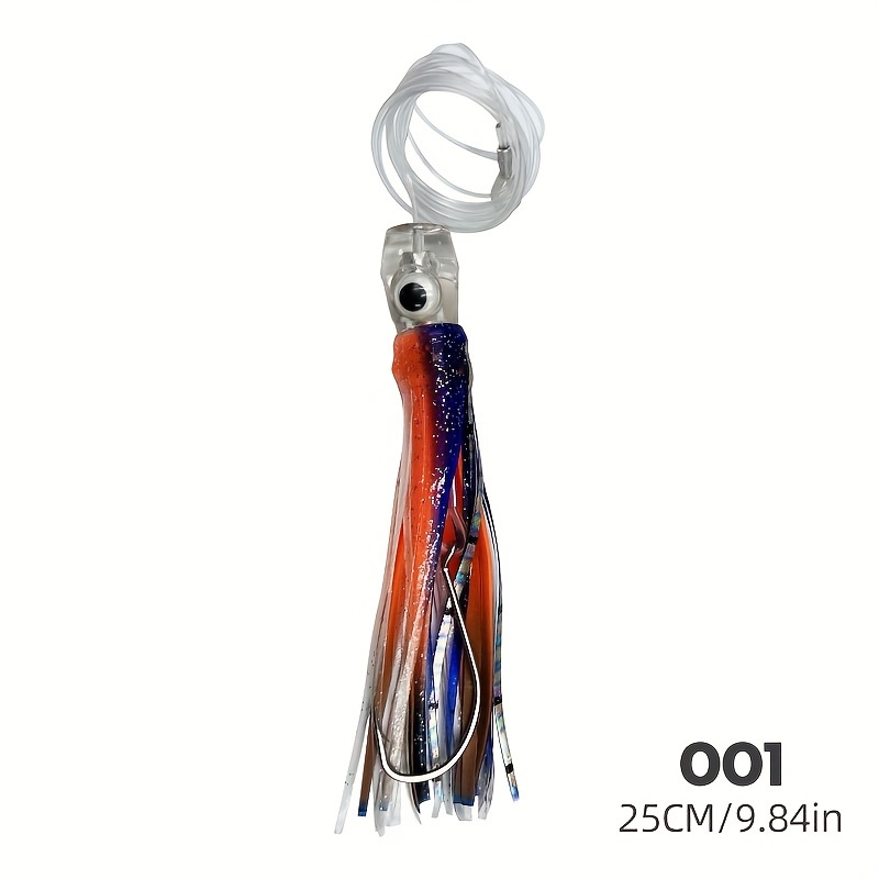 105inch Double Octopus Skirt Lure Fishing Lure With Resin Head Biat Big Sea  Trolling Bait Tuna Lure Marlin Bait9822496 From Olos, $29.39