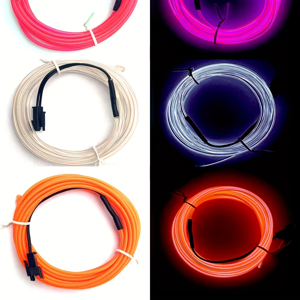 1pc Hommes Glow Wire Cable LED Neon Noël Dance Party DIY - Temu France