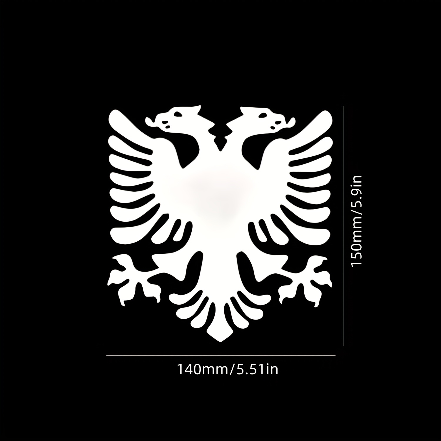 Albanien Adler Aufkleber Autoaufkleber Sticker 15cm x 10cm, Albanien, Länder & Städte, Designs