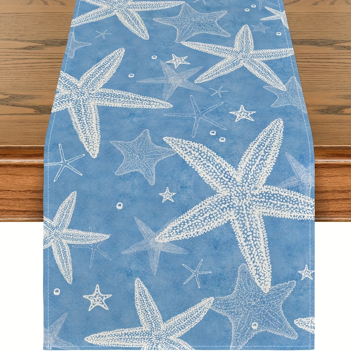 

-themed Linen Table Runner - Family Dinners, Weddings & Outdoor Parties - Polyester