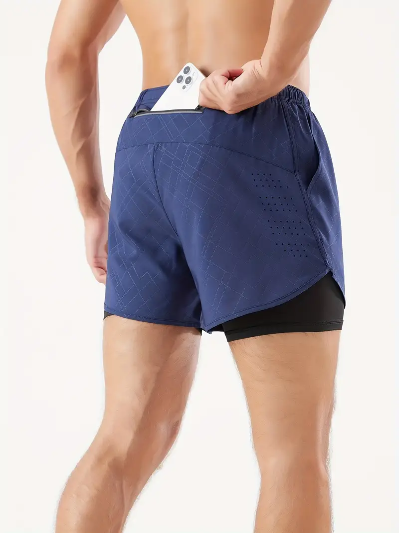 Men's 1 Running Shorts Quick Dry Gym Athletic Workout Shorts - Temu