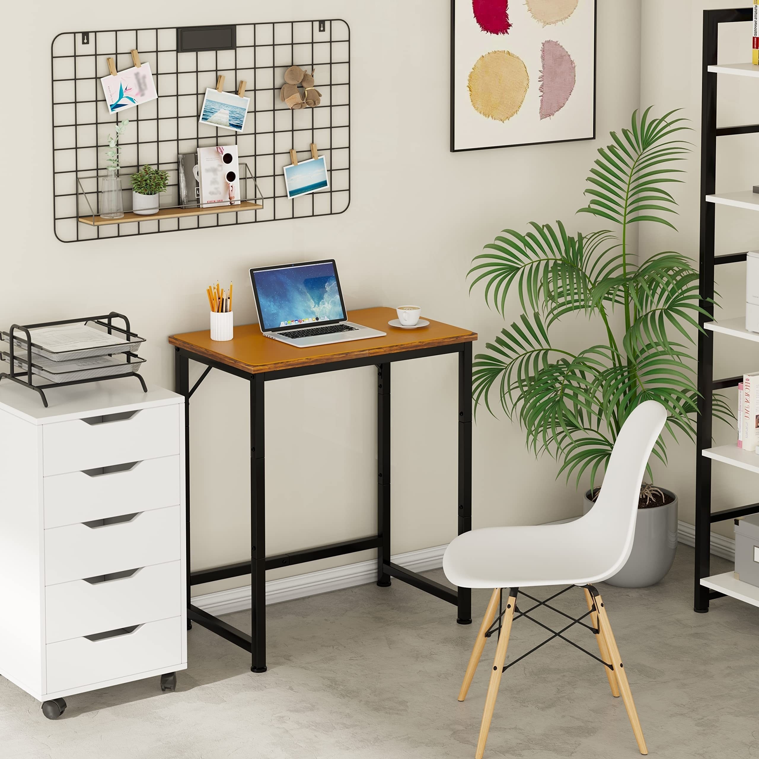 1 mini bureau d'ordinateur pour petit espace bureau peu - Temu France