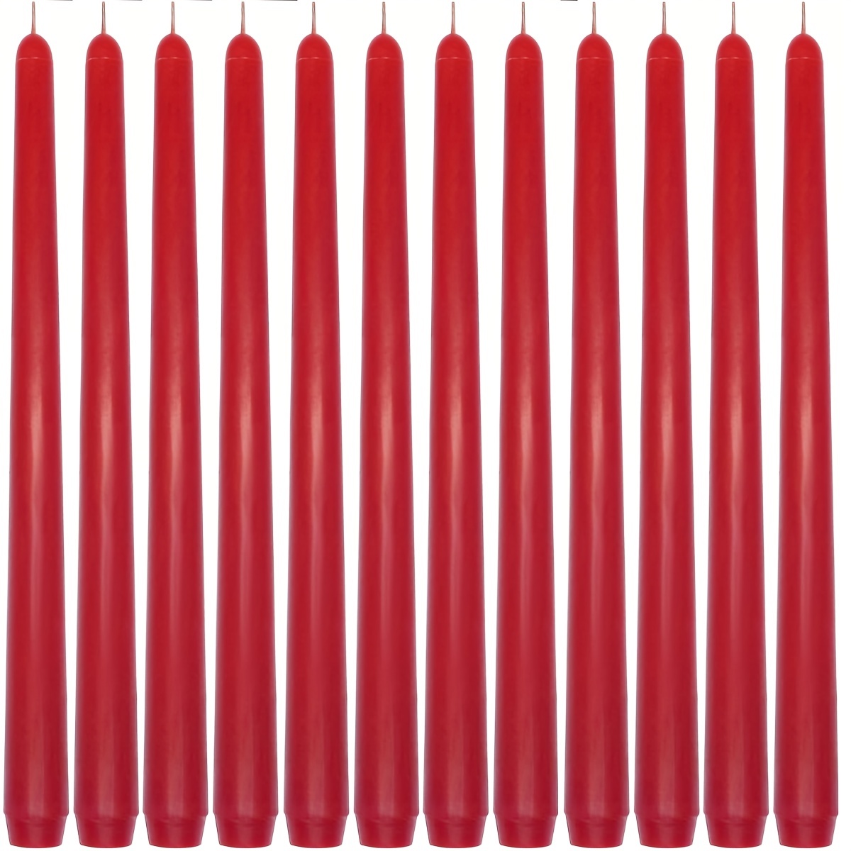 Color Tall Taper Candles (h) Dripless Unscented Dinner - Temu