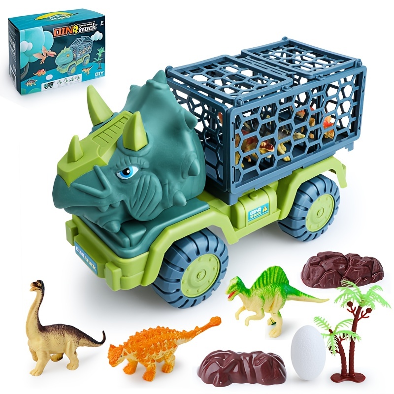 Comprar Juguetes de dinosaurio para niños de 3 años, juguetes de dinosaurio  extraíbles, juego de 6 juguetes para coche, regalos de cumpleaños de  Navidad para niños de 1, 2, 3, 4, 5, 6 años