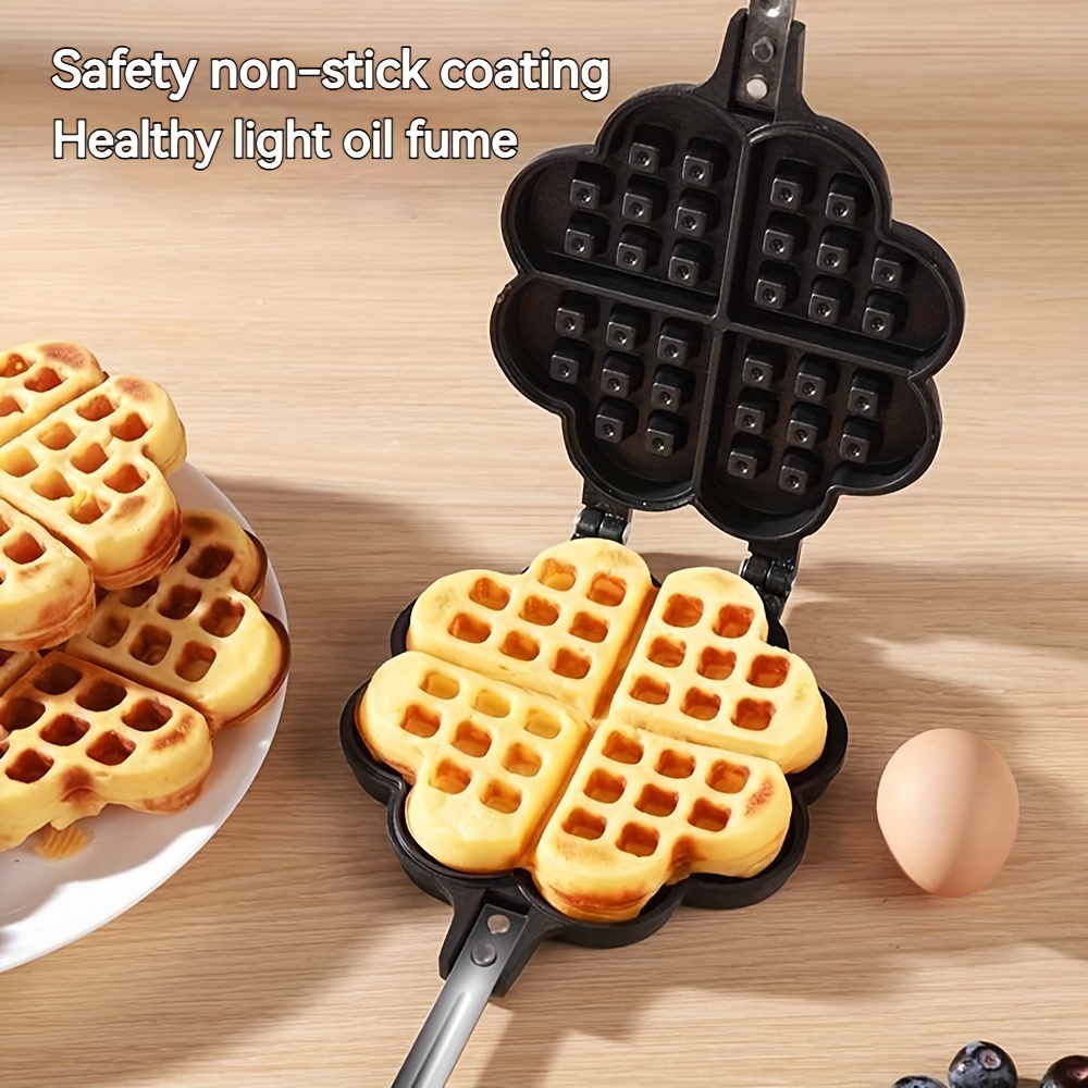 1pc Mini Waffle Maker, Non-stick Waffle Iron For Kids, Pancakes, Waffles,  Paninis, Breakfast, Lunch, Snack, Home Cooking Machine