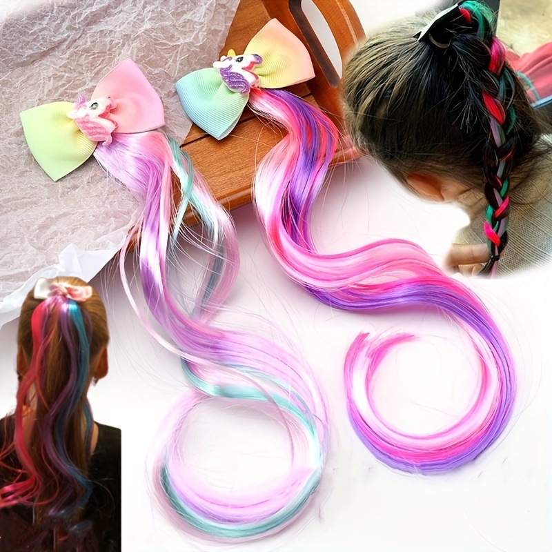 1pc Ladies' Pink Ribbon Bow Hair Clip, Suitable For Daily Wear