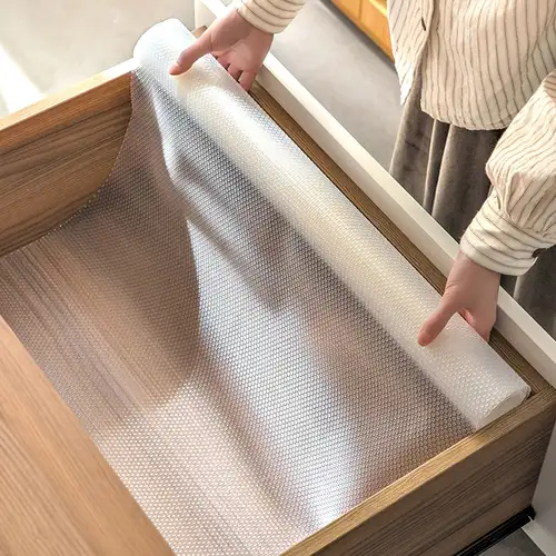 Cooyes Shelf Liner – Premium Cabinet Liner for Kitchen – 11.8 x 59 Non-Slip Shelf Liners for Kitchen Cabinets – Waterproof Shelf Paper with Modern