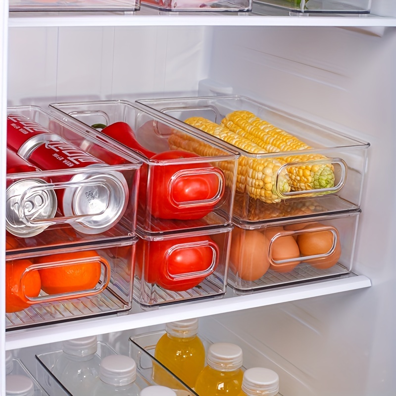 1pc Food Storage Container, Refrigerator Freezer Organizer