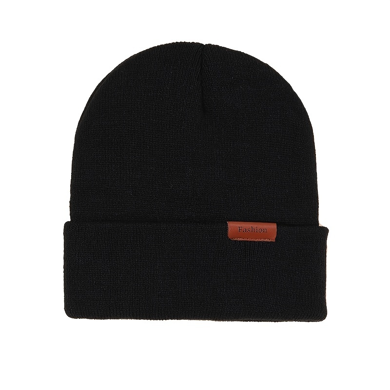 Fashion Men's Youth Street Solid Color Beanie Woolen Hat College Warm  Women's New Cold Hat Knitted Versatile Outdoor Autumn And Winter Couple -  Temu