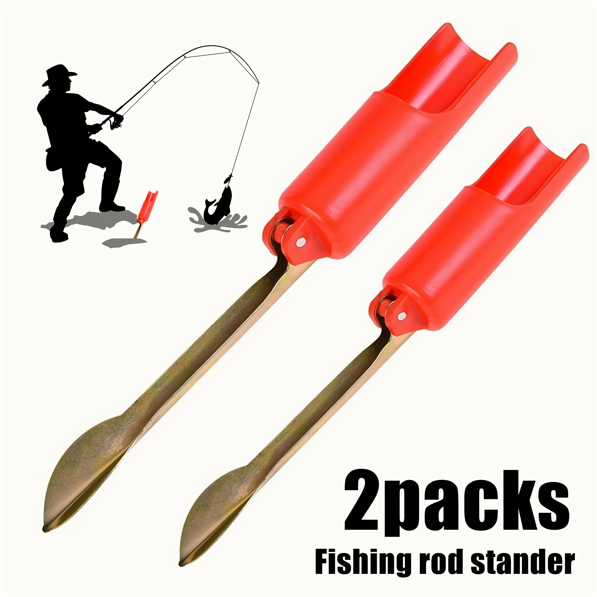 Ground Inserted Fishing Rod Holder Adjustable Fishing - Temu