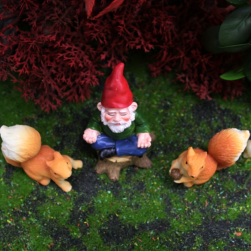 3 Pcs Gnome Fée Jardin Ornements Accessoires Décorations Figurines De  Collection Miniature Jardinage Gnome Kit Mini Gnomes Fée Jardin Ensemble  Nains Statue Pour Cour Pelouse Intérieur Extérieur - Pelouses Et Jardins -  Temu