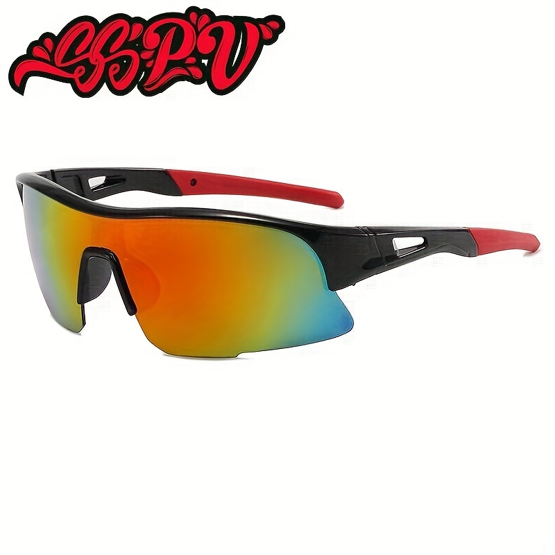 Sports Sunglasses: Uv400 Protection Rubber Touch Temple - Temu