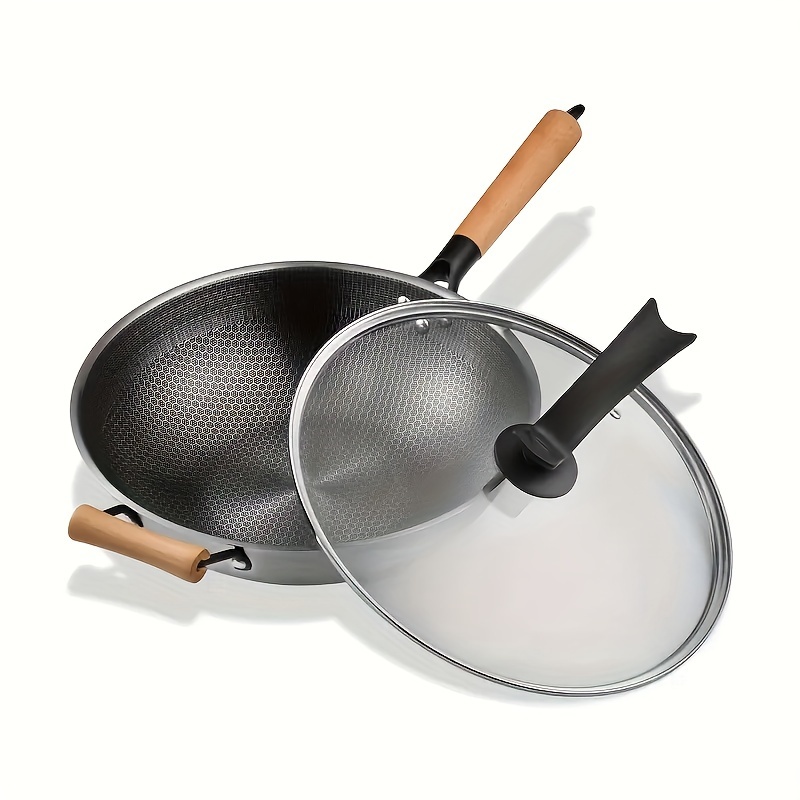 Style Rice Stone Pan Non-stick Frying Pan With Anti-Scalding Handle Frying  Pan Cooker Kitchen Tools