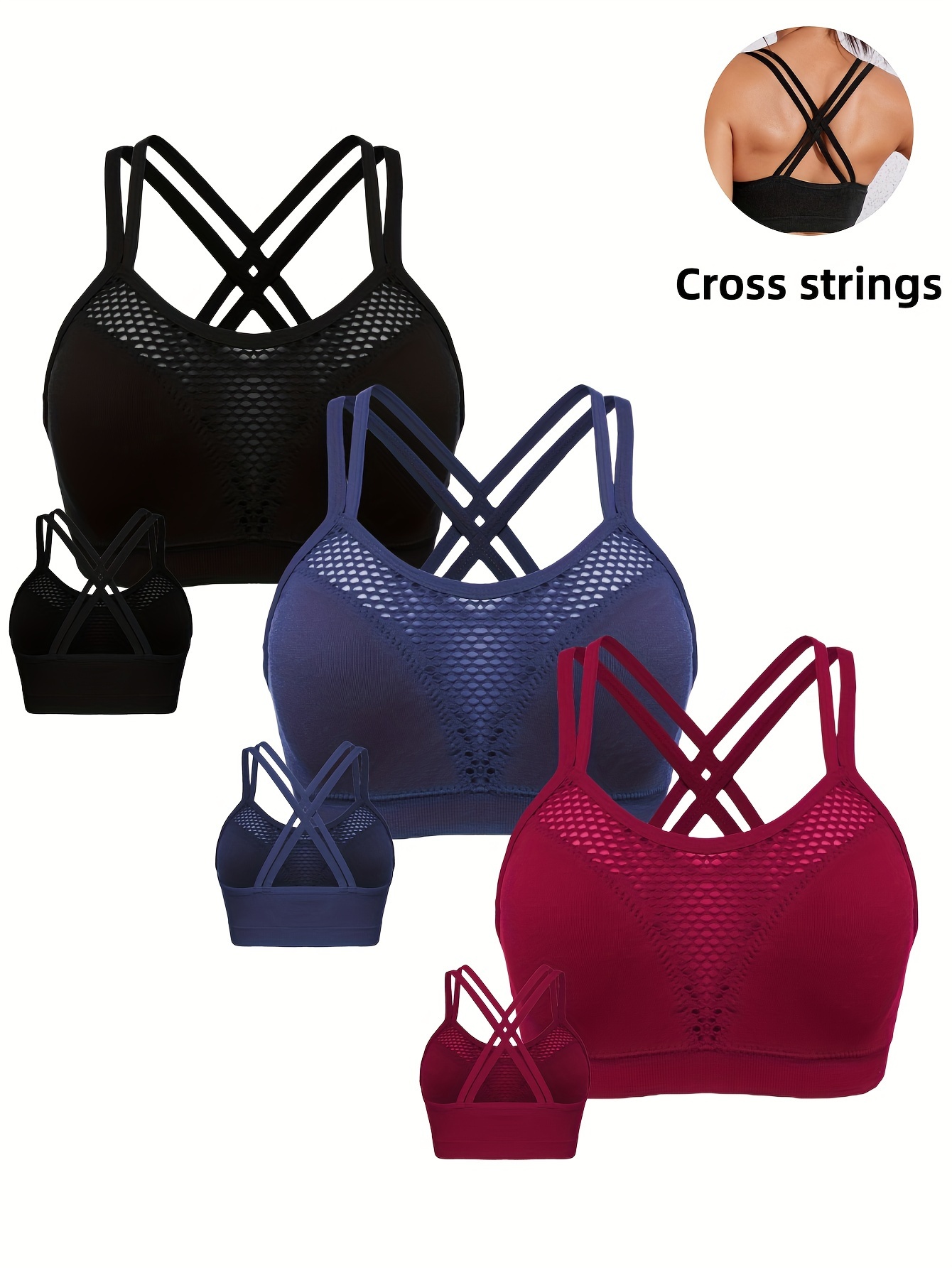 Sexy Halter Neck Yoga Bra Cross-Border Running Sports Underwear Gathered  Outside Wear Beautiful Back Fitness Top Women - China Yoga Bra and Sports  Bra price