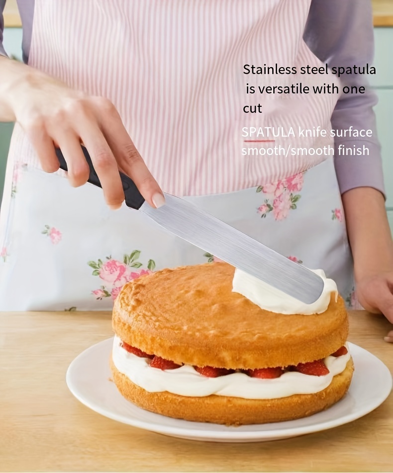 Cake Spatula Cake Icing Spatula Professional Stainless Steel - Temu