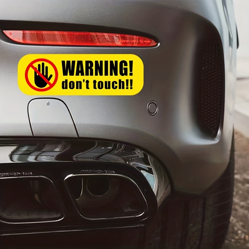 Do Not Touch Safety Warning Car Head Door Body Glass Window - Temu