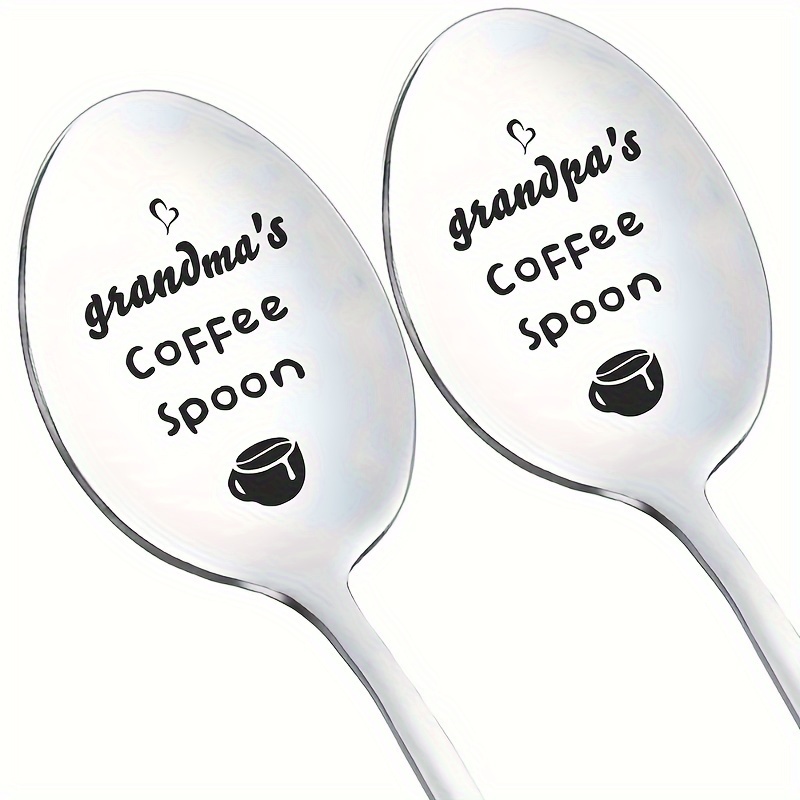 Dad's Coffee Spoon Laser Engraved Gift For Dad Fathers Day - Temu