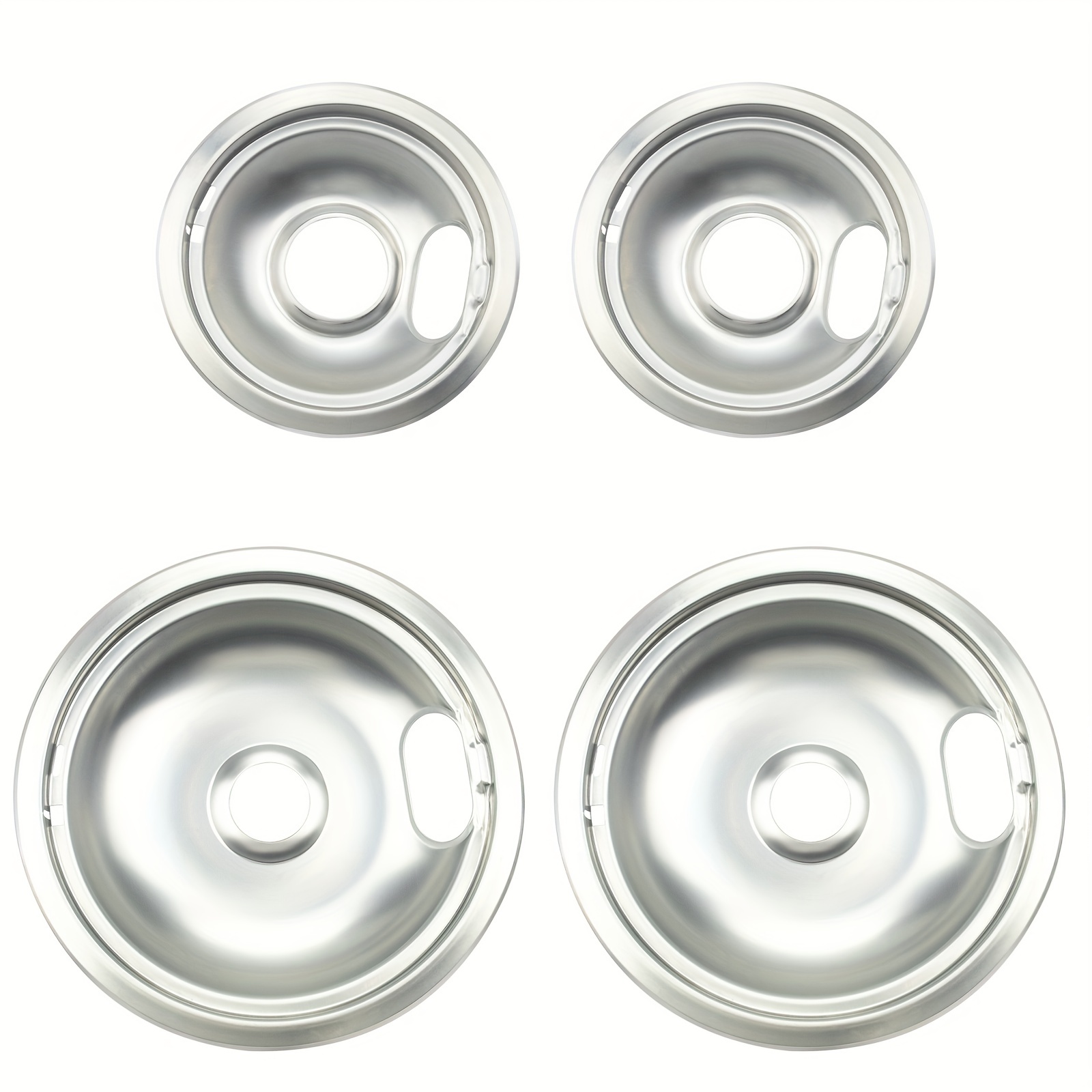 WB31M15 & WB31M16 Drip Pans Compatible replacement for GE/Hotpoint electric  range Stove Burner covers General electric stove parts & Hotpoint stove