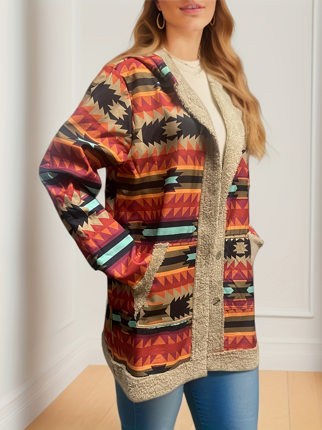 Bohemian sales winter jacket