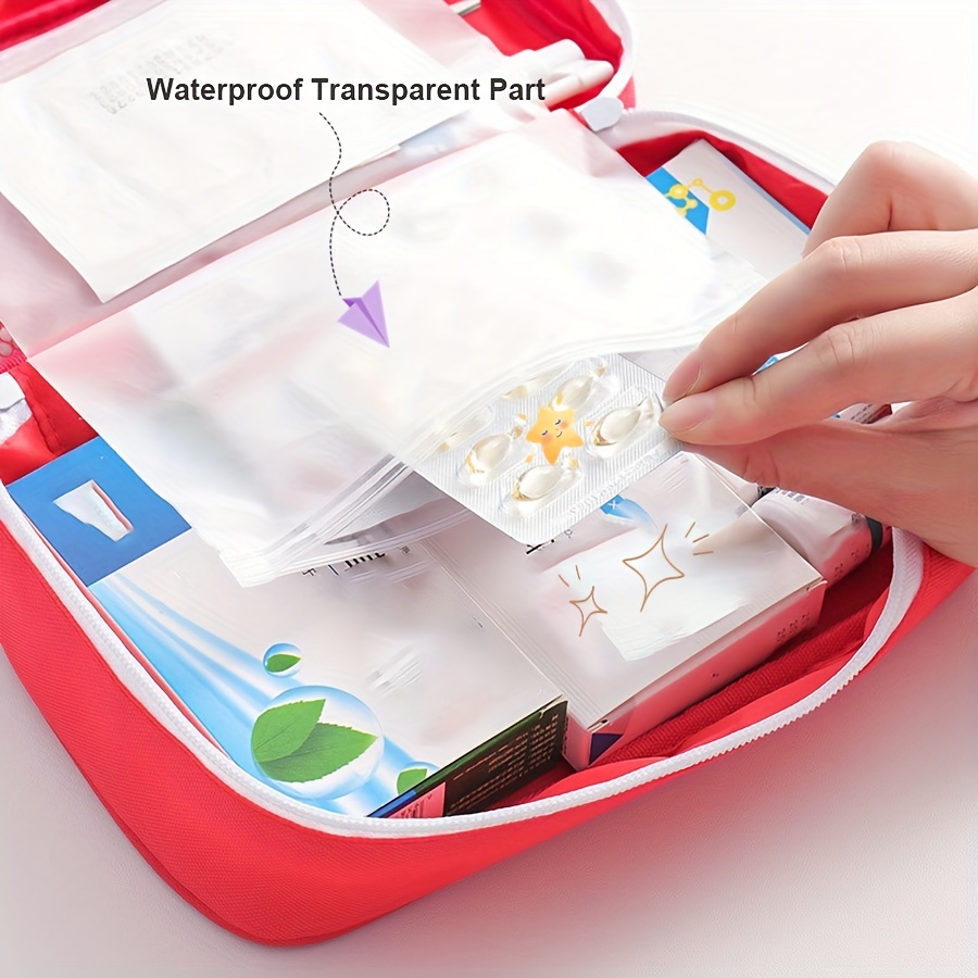 Empty First Aid Kit Bag for Travel & Outdoor Use