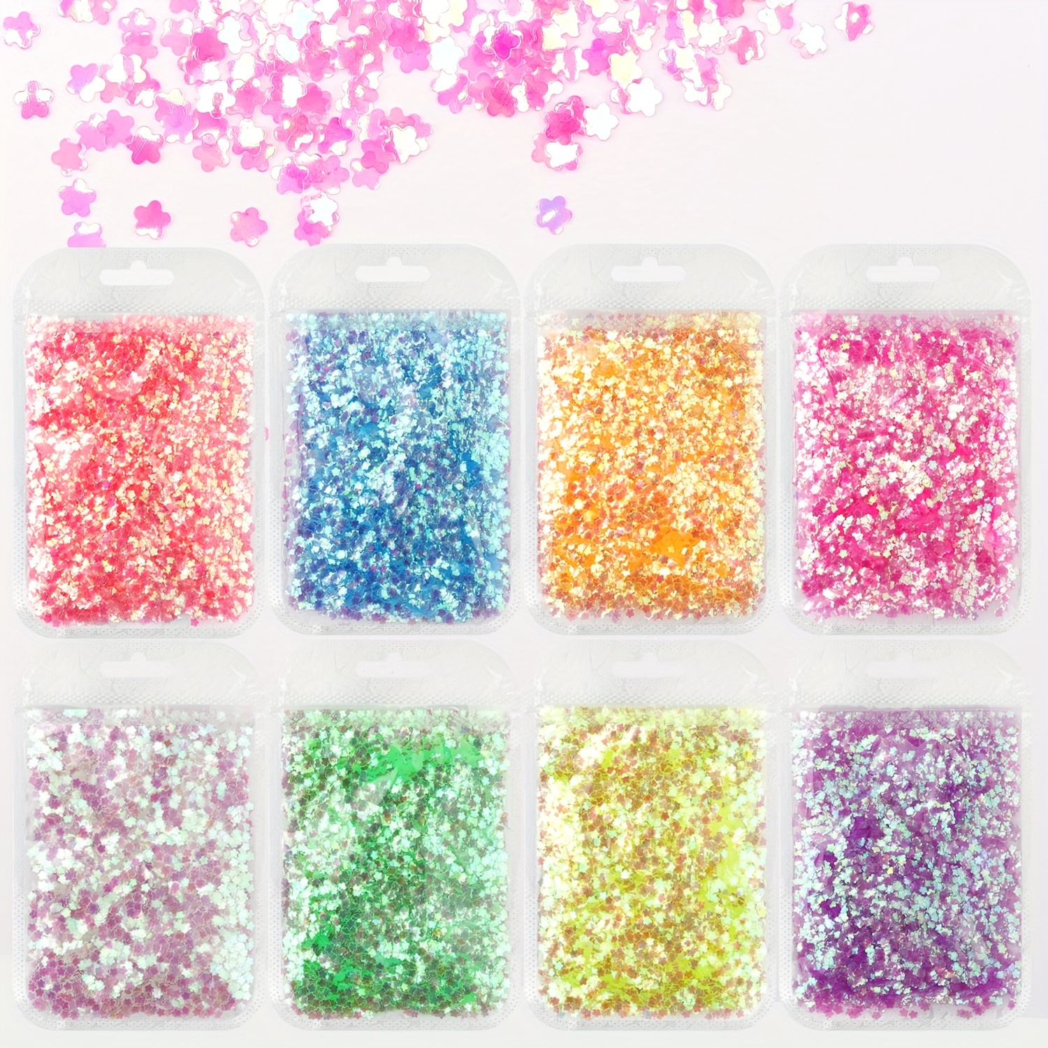 Christmas Hexagon Nail Art Sequins,Holographic Nail Glitter Flakes For Nai  Art Decoration,Nail Art Supplies For Women And Girls