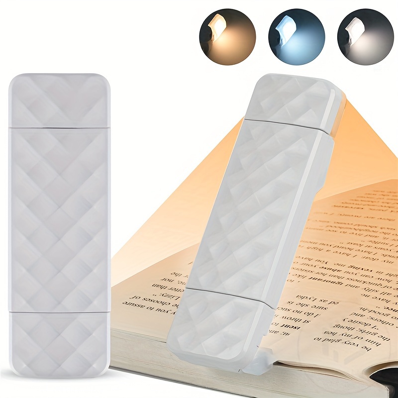 LED USB ricaricabile luce del libro luce di lettura protezione degli occhi  luce notturna Clip portatile