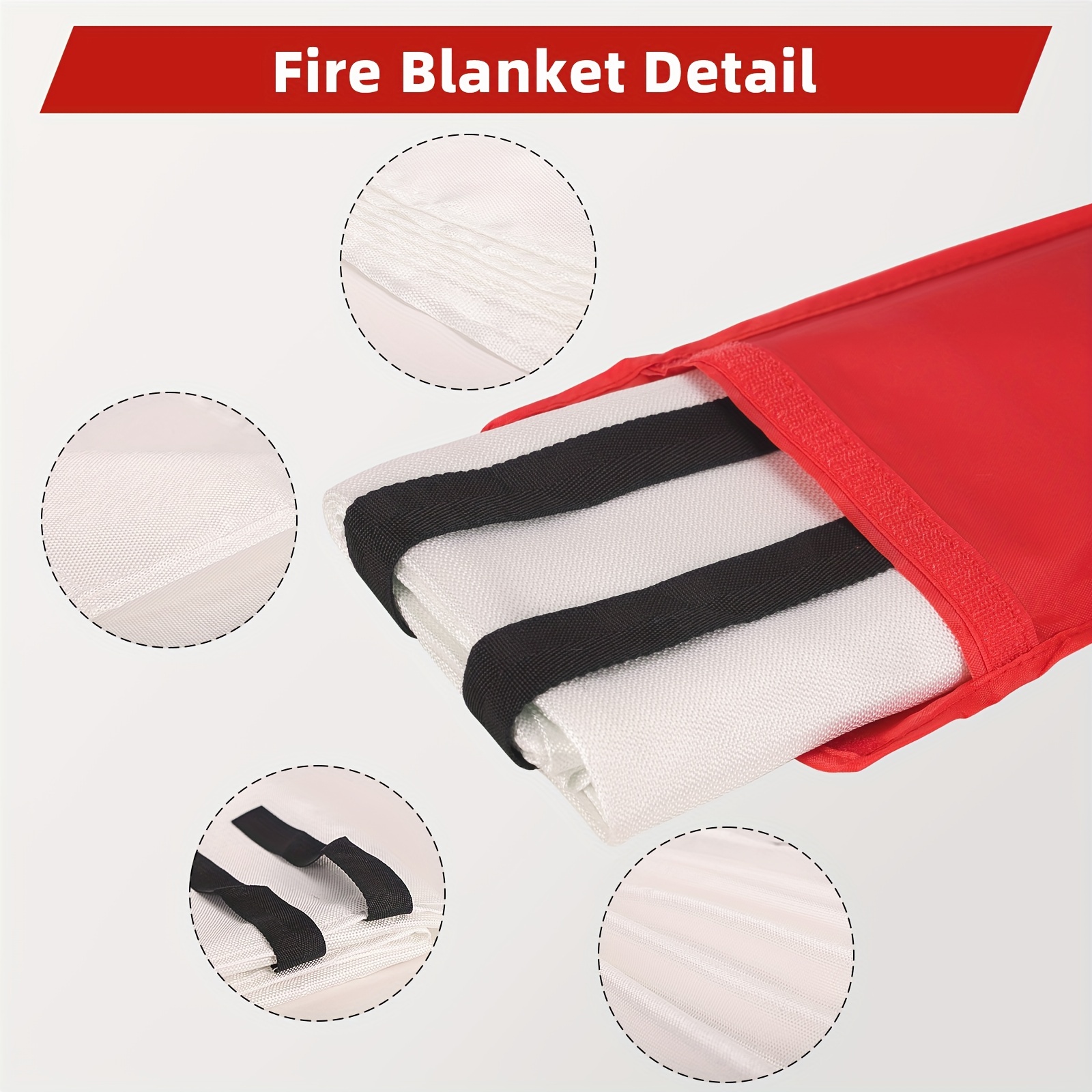 Emergency Fire Blanket for Home and Kitchen Fire Extinguishers for