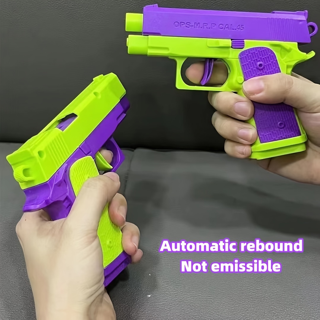 Petits jouets de pistolet imprimés en 3D, jouets de pistolet anti-stress