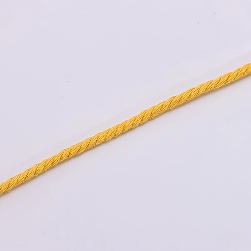 Width Length Colorful Diy Handmade Woven Cotton Rope - Temu