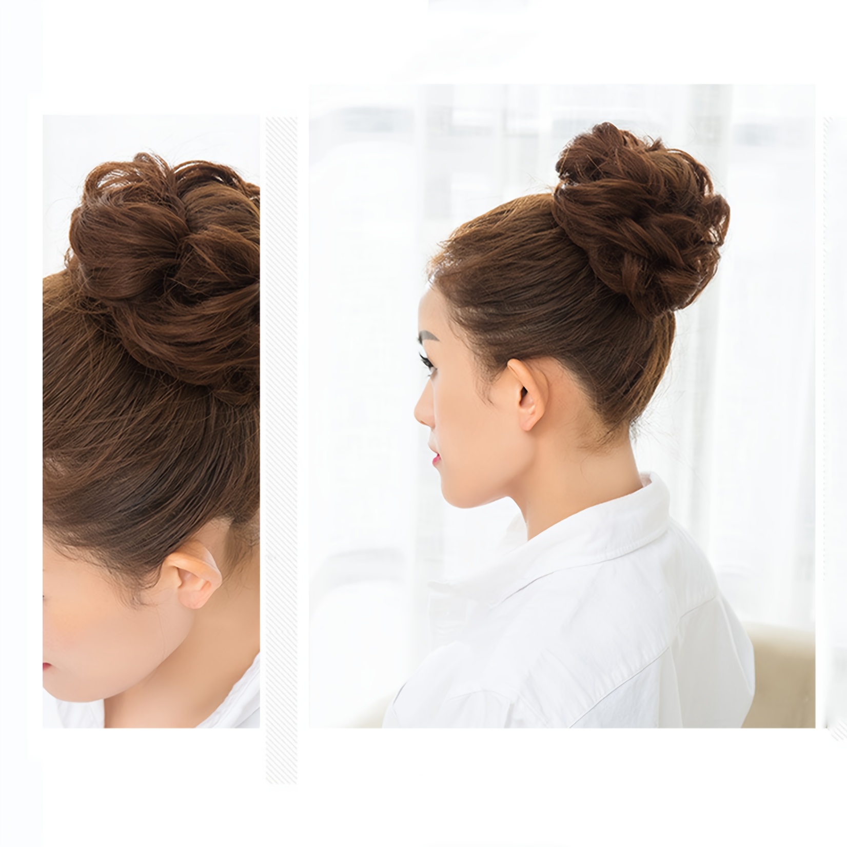 Donut Hair Buns for Daily Use
