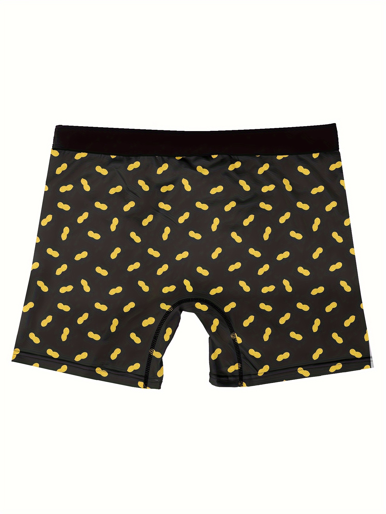 contain Nuts' Print Plus Size Men's Long Boxers Briefs - Temu