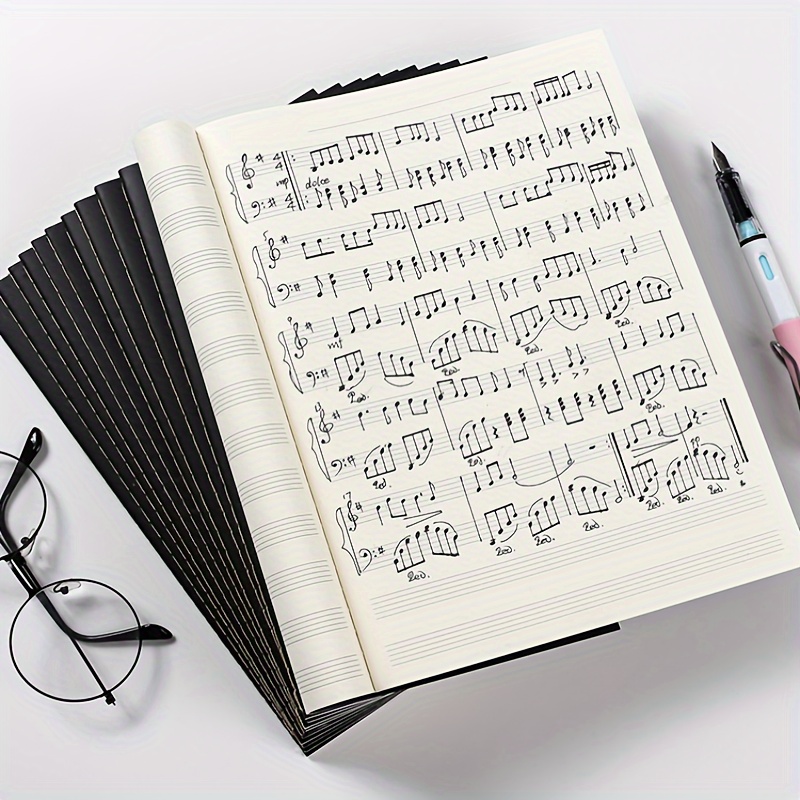 60 Sheets of Vintage Musical Notation Scrapbook Paper - Perfect for DIY  Decoration, Bullet Journaling & Junk Journaling!