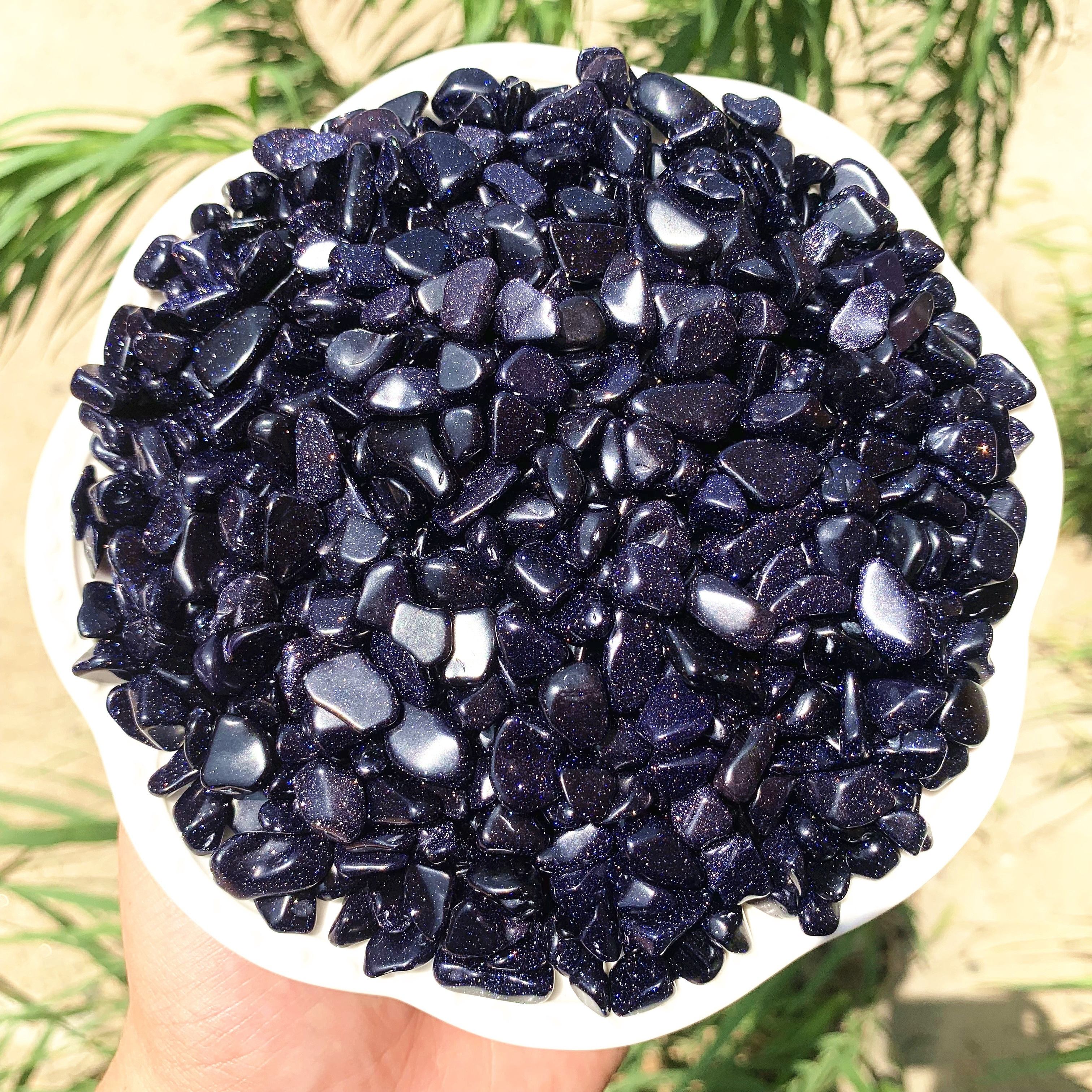 Natural Blue Tiger Eye Chips Polished Tumbled Stones Gravel - Temu